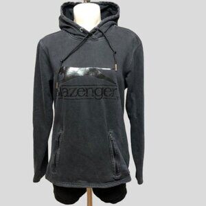 Slazenger Black Pullover Hoodie Med